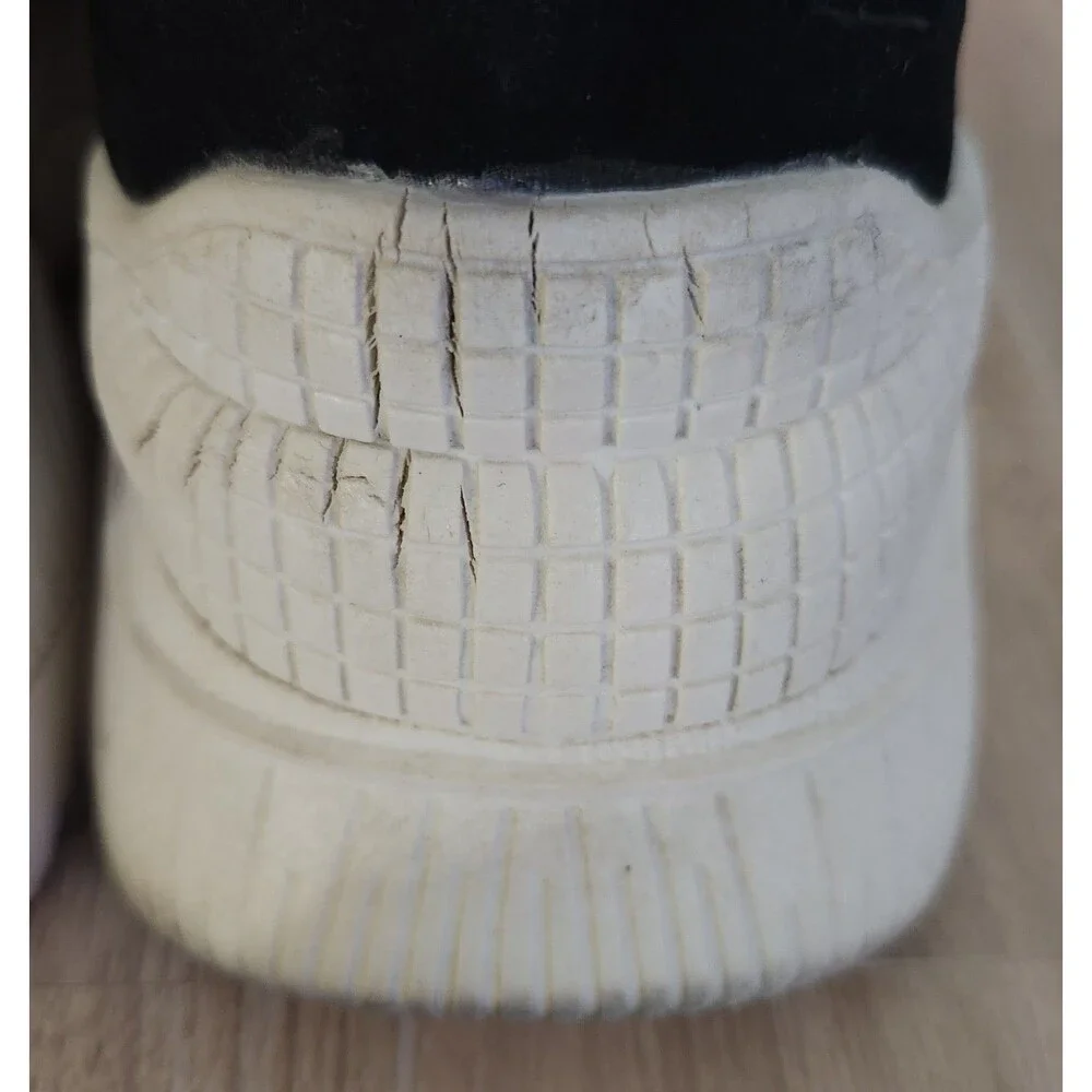 Jeffrey Campbell Women's Sneakers Size 8.5 Black Fabric White Chunky Soles